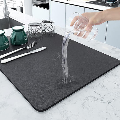 Water Absorbing Dish Drying Mat ( Big Size : 60 x 40 cm )